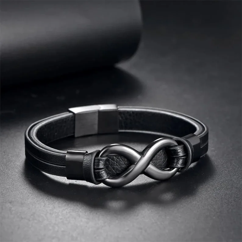 Infinity Bracelet,Custom Infinity Bracelet, Bracelet for Men — 2