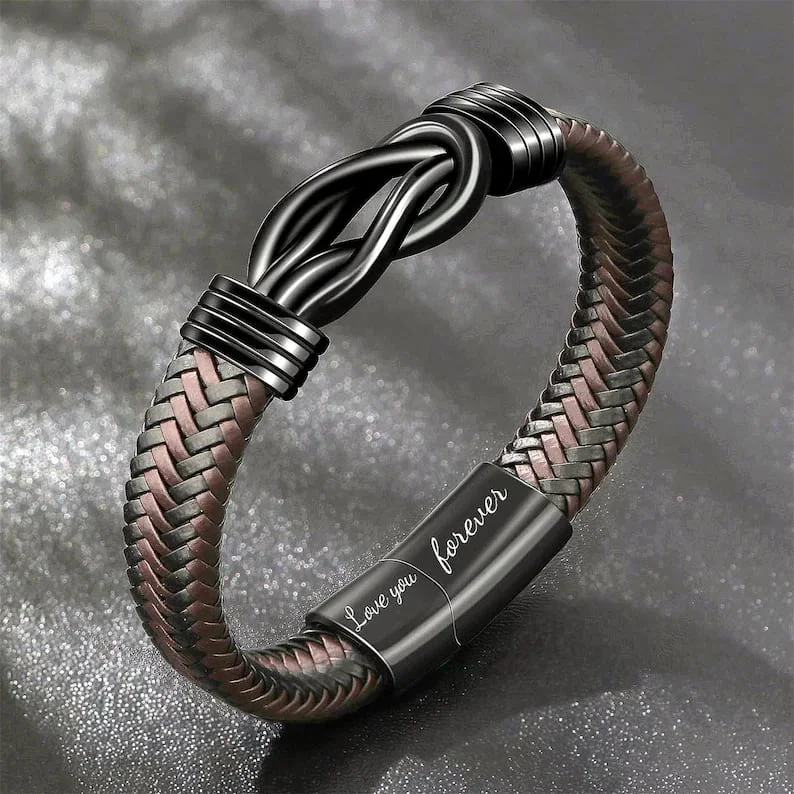 Infinity Bracelet,Custom Infinity Bracelet, Bracelet for Men — 3