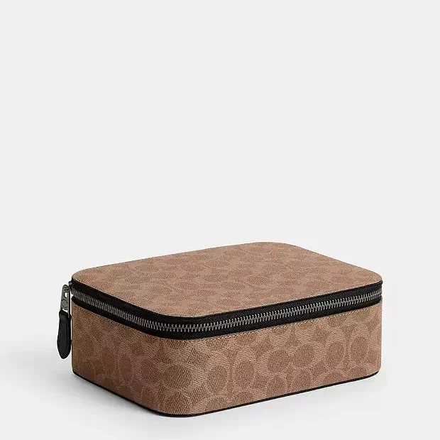 Tech Organizer In Colorblock Signature Canvas