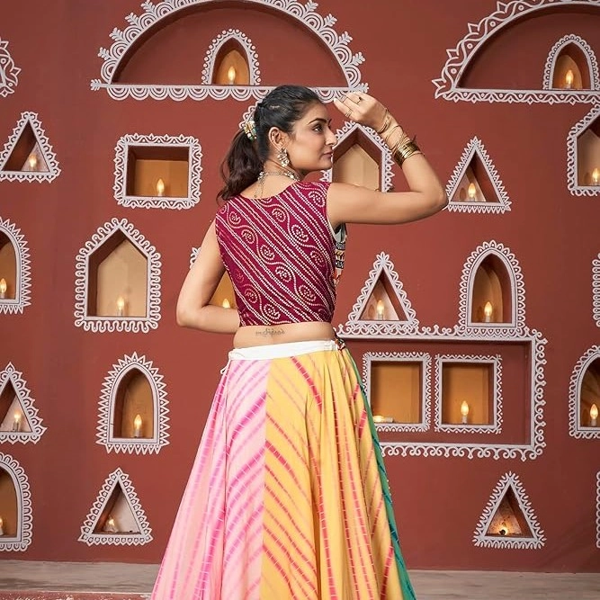 Indian Women Garba/Navratri Special Lengha Choli  — 4