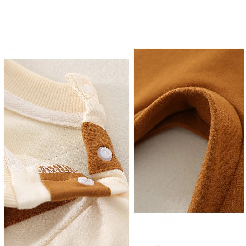 Teddy Bear Baby Boys and Girls Jumpsuit (With Hat) — 4