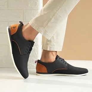 Black and brown fine comfert sneakers  — 3