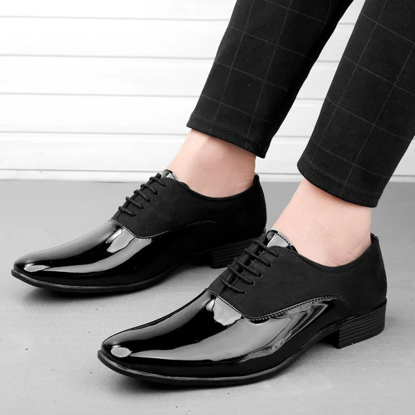 Leather Partywear Lace-up Formal Shoes for Men — 4