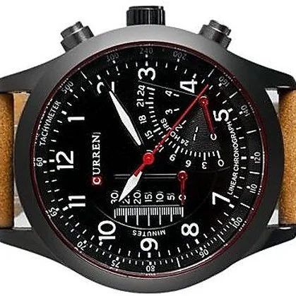 Classic curren chronograph wrist watch