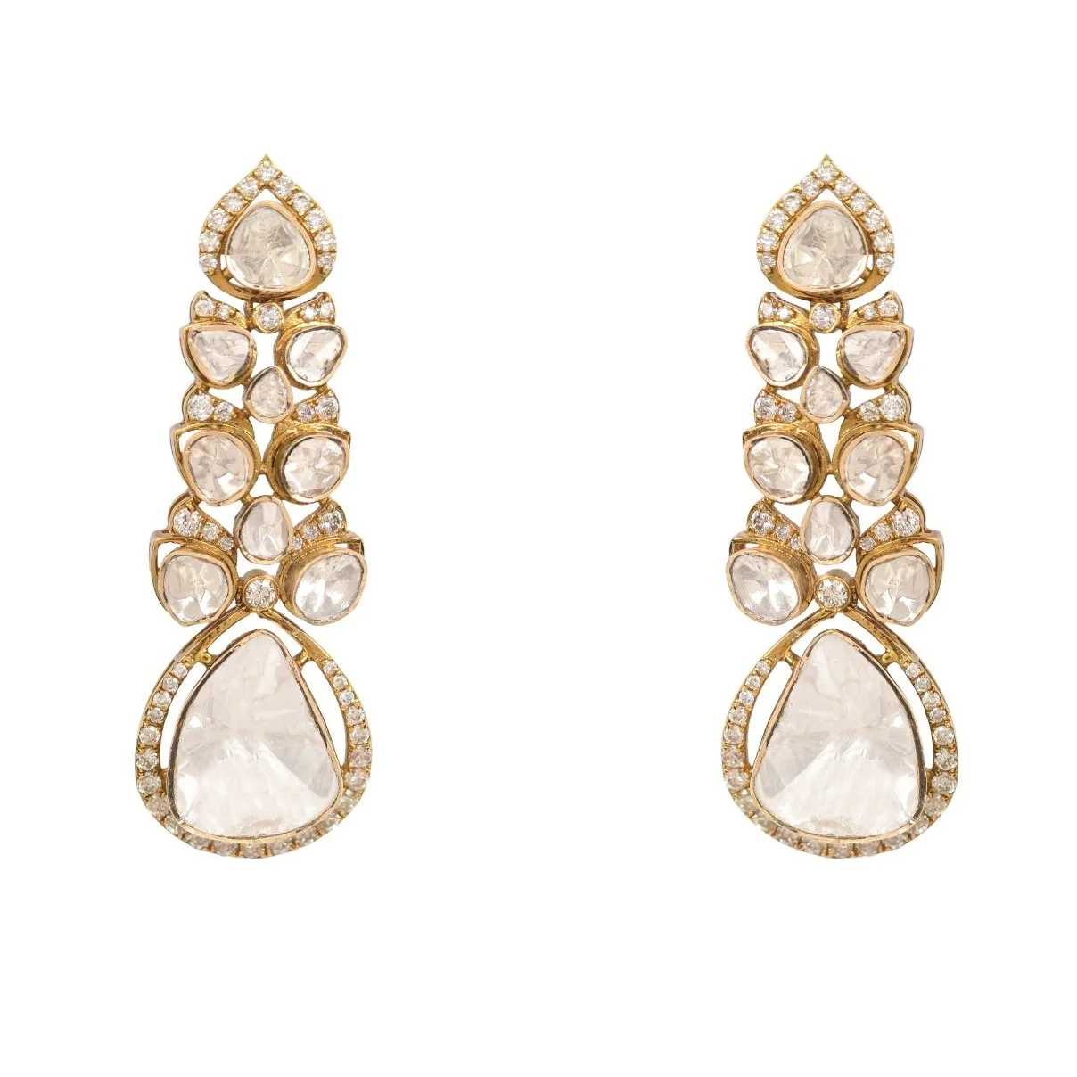 Talia Polki Diamond Earringssssss — 2