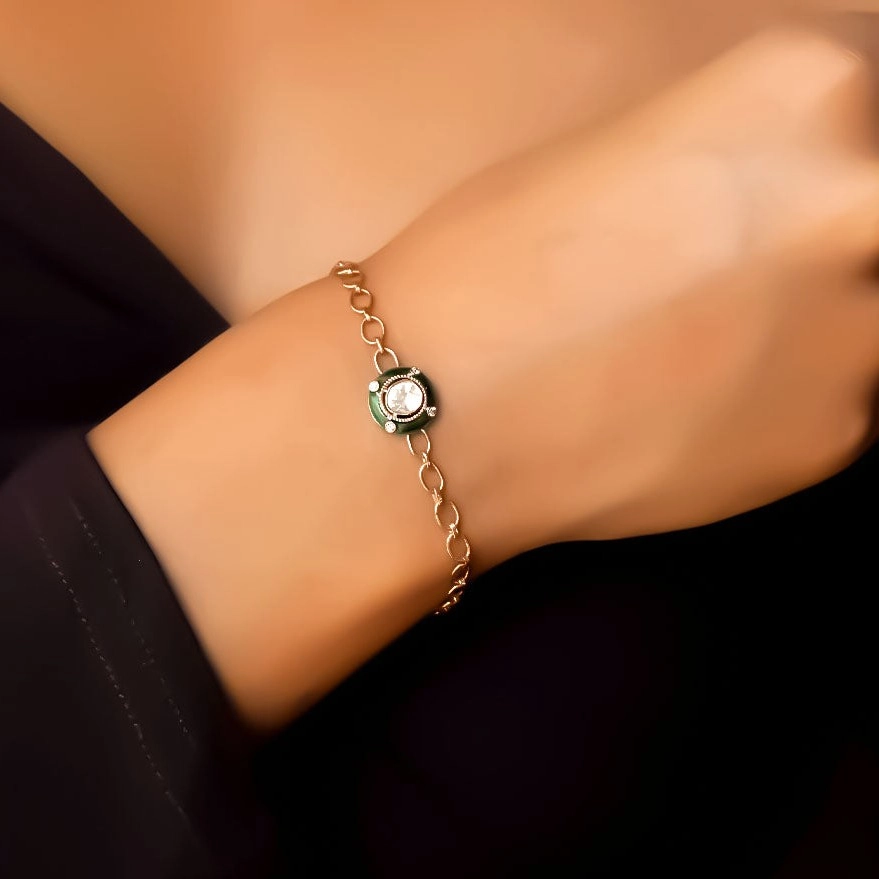 Pixie Polki Diamond Bracelet for women  — 2