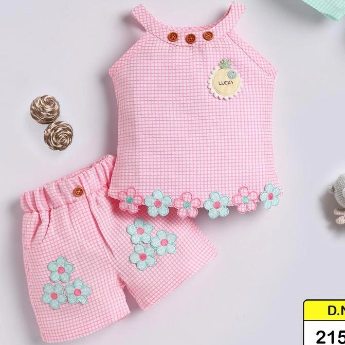Cute Floral Summer Co-Ord Sets for Little Girls