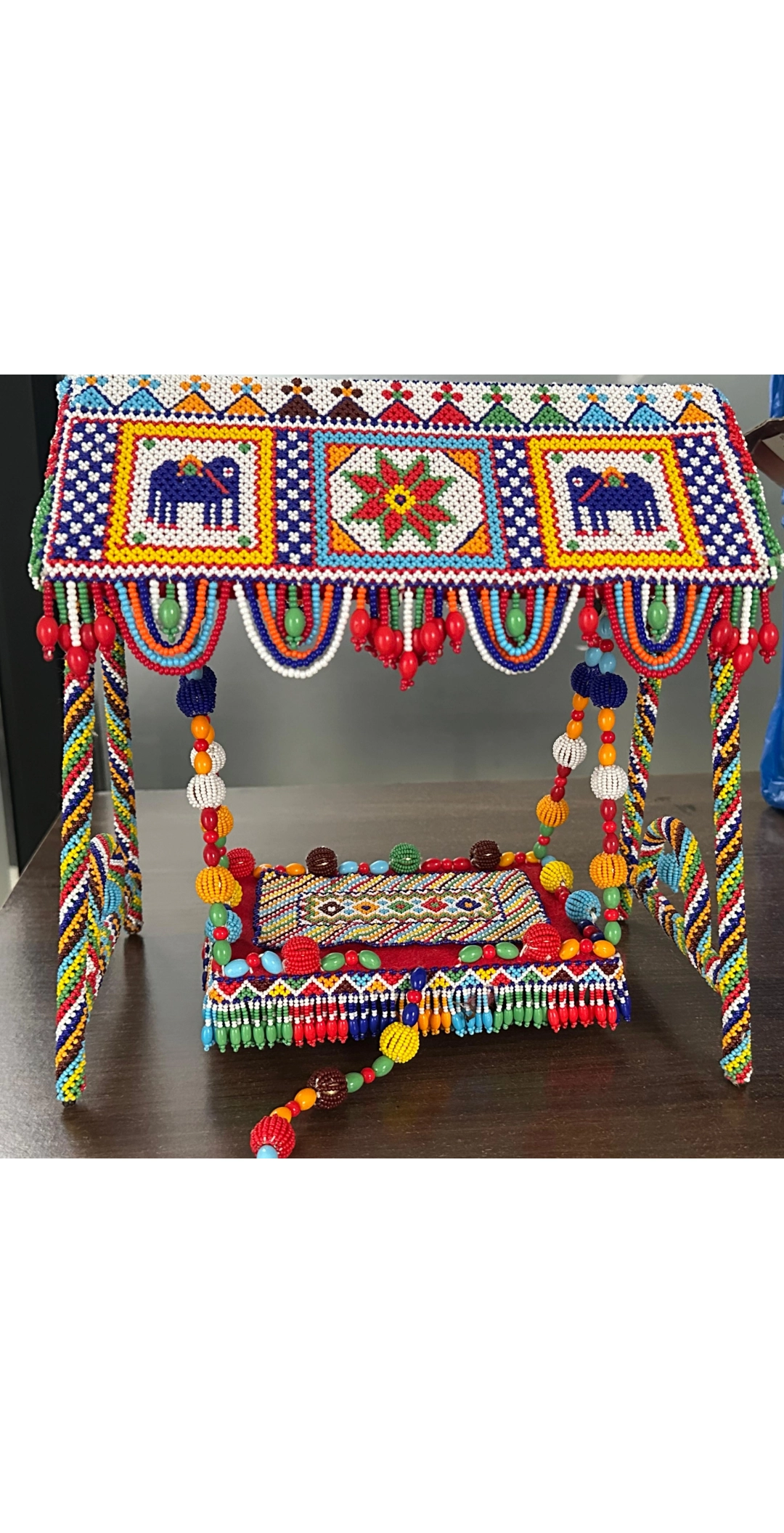 Colorful Handcrafted Cradle — 3