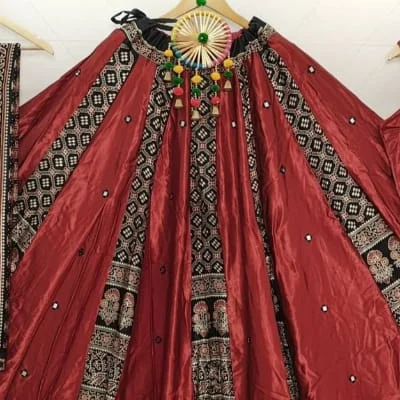 Ajrak Lehenga Choli Set — 4