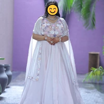 Light pastel pink lehenga choli