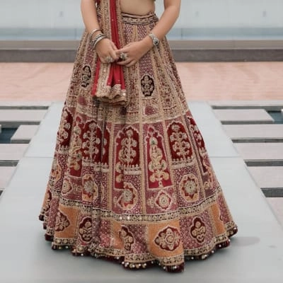 Traditional bridal lehenga — 3