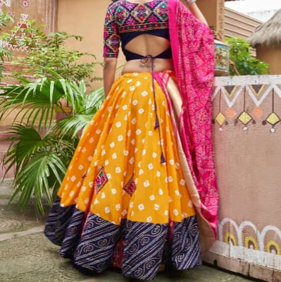 Traditional Gujarati chaniya choli — 3