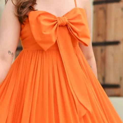 Orange Maxi Dress — 3