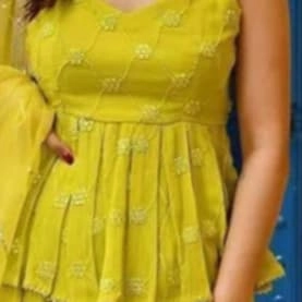 Radiant yellow sharara set — 3