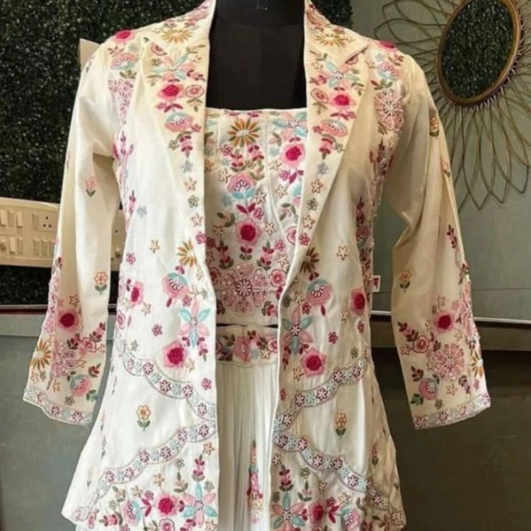 White sharara set — 2