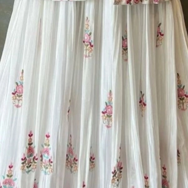 White sharara set — 3