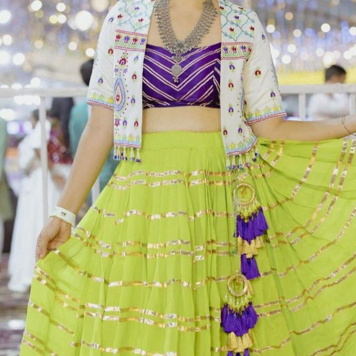 Traditional chaniya choli set — 3