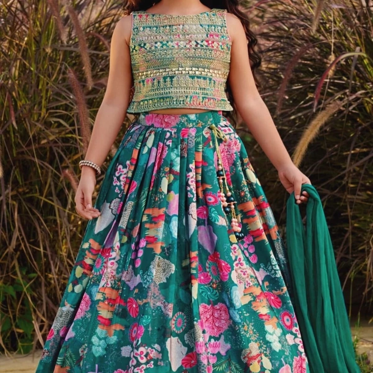  beautiful fusion of traditional Indian lehenga choli