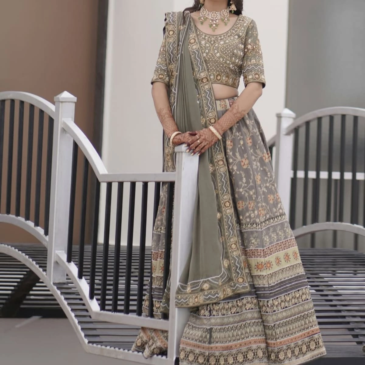 traditional Indian bridal wear