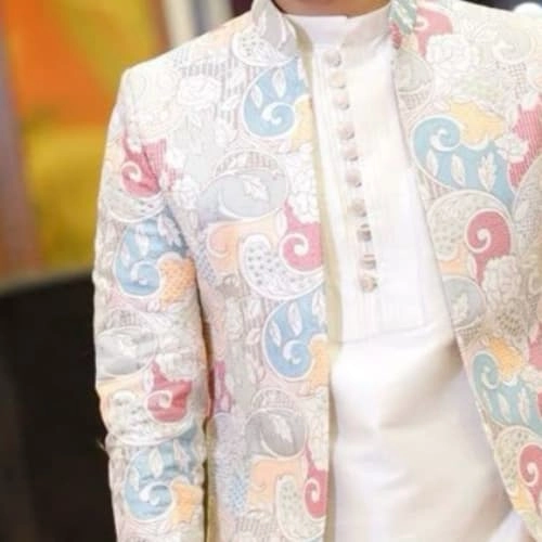 Wedding kurta with Jacket — 2