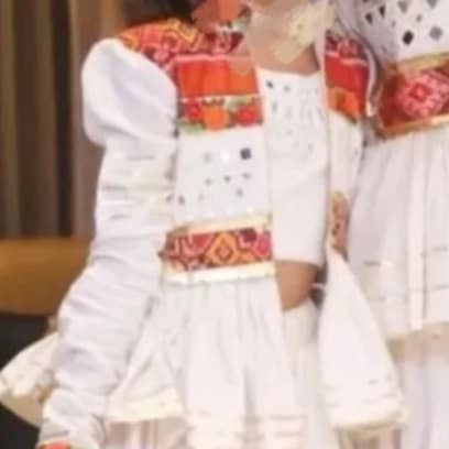 white outfits with traditional Indian influences — 2