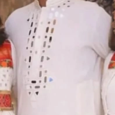 white outfits with traditional Indian influences — 3