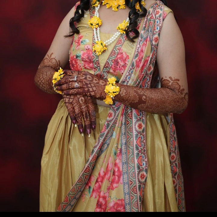 Designer haldi outfit — 2