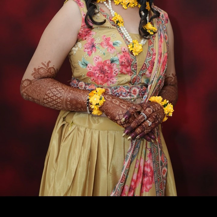 Designer haldi outfit — 3