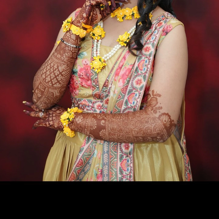 Designer haldi outfit — 4