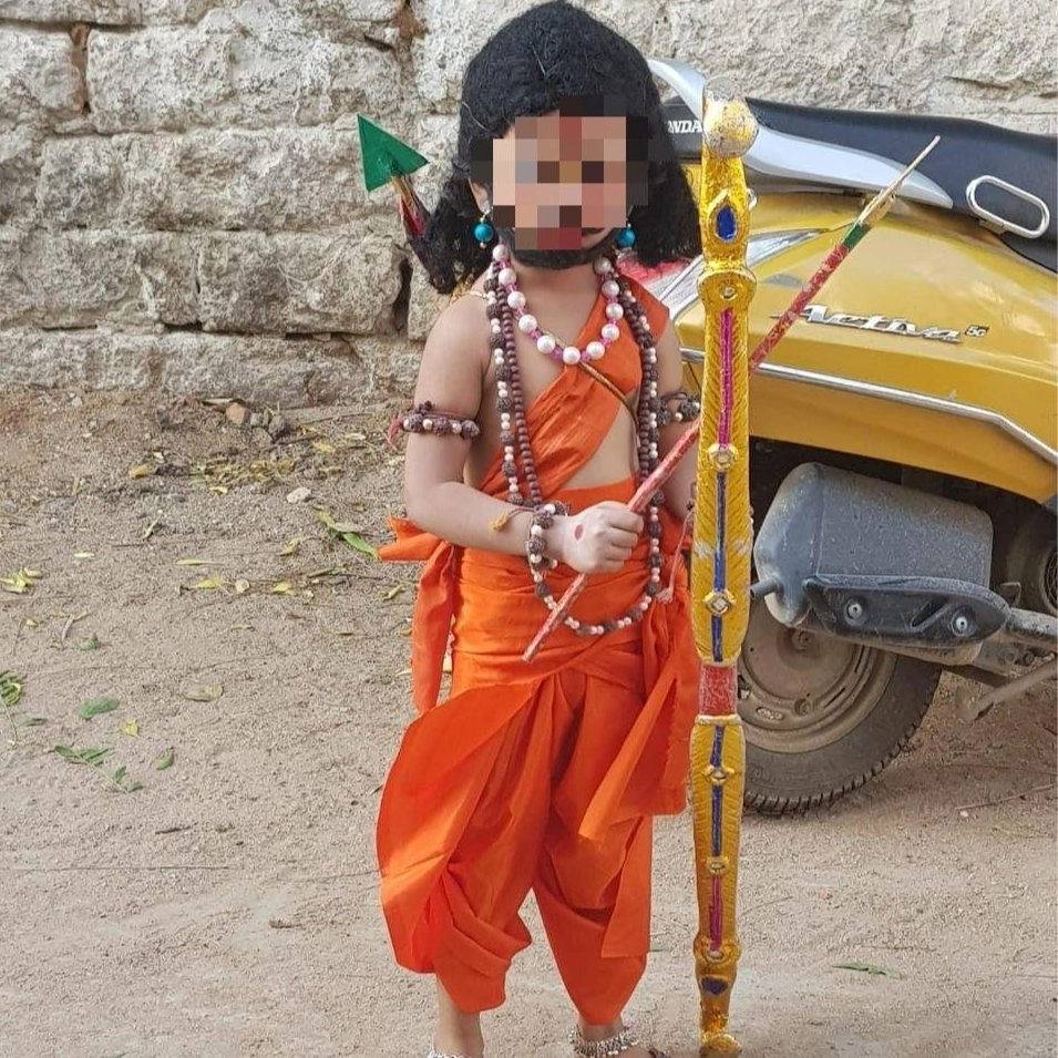 Fancy dress for ramayan