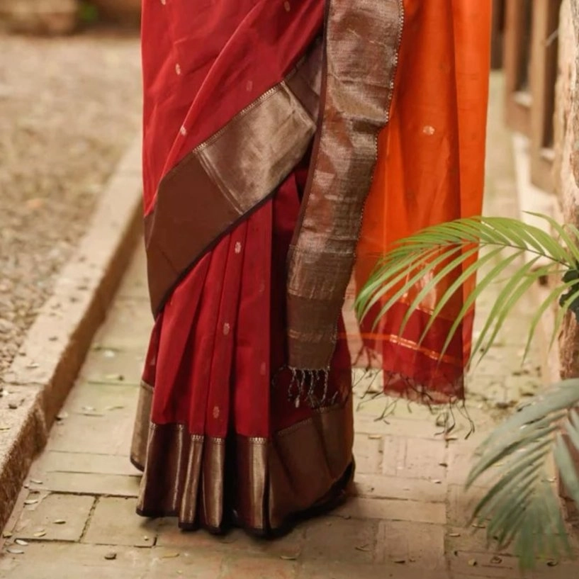 cotton silk saree  — 2