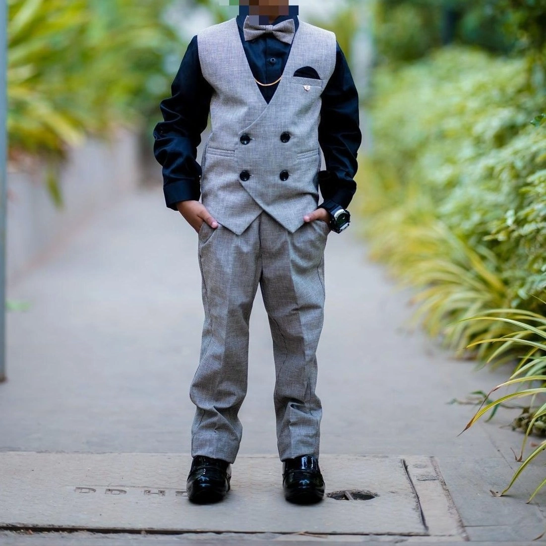 stylish kids’ formal suit set — 2