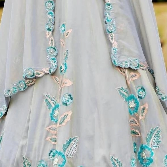 grey colour lehenga choli — 2