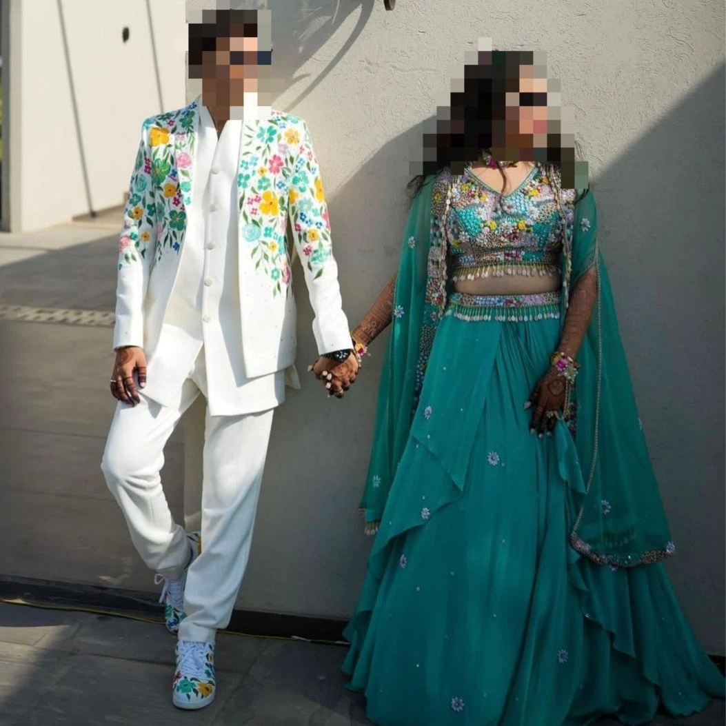 coordinated couple outfit