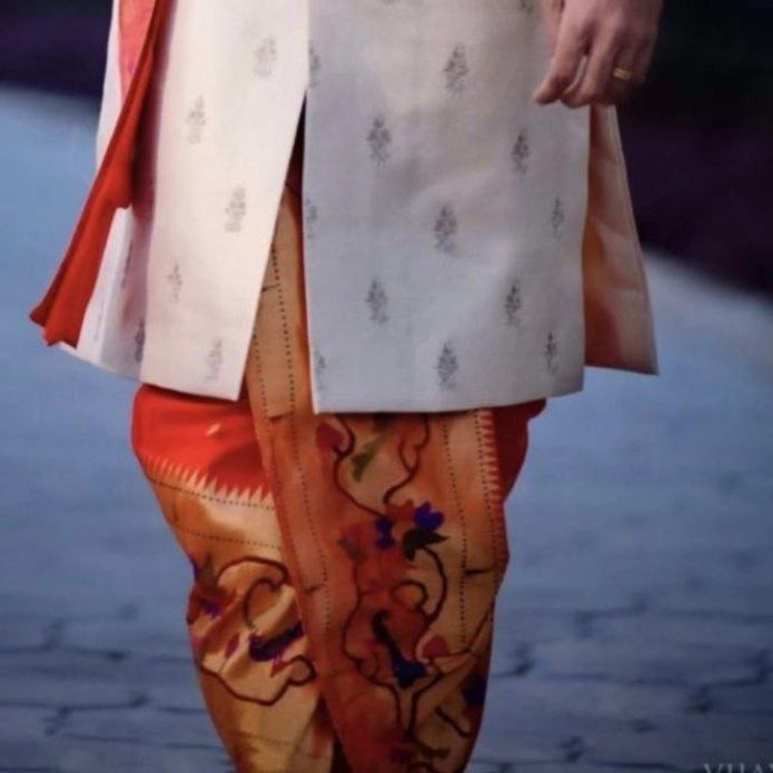 Traditional Sherwani with Dhoti — 2