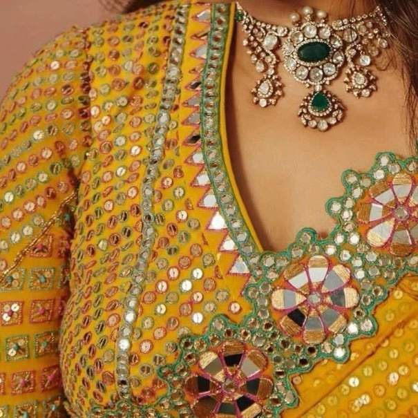 Designer Embroidered Saree