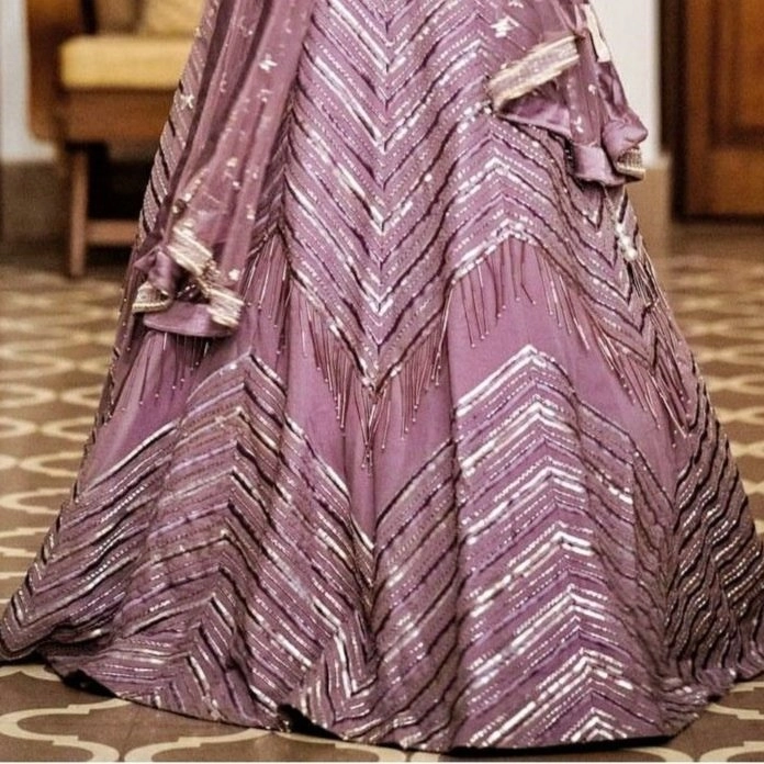 purpul colour lehengha choli — 2