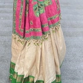 simple cotton saree — 2