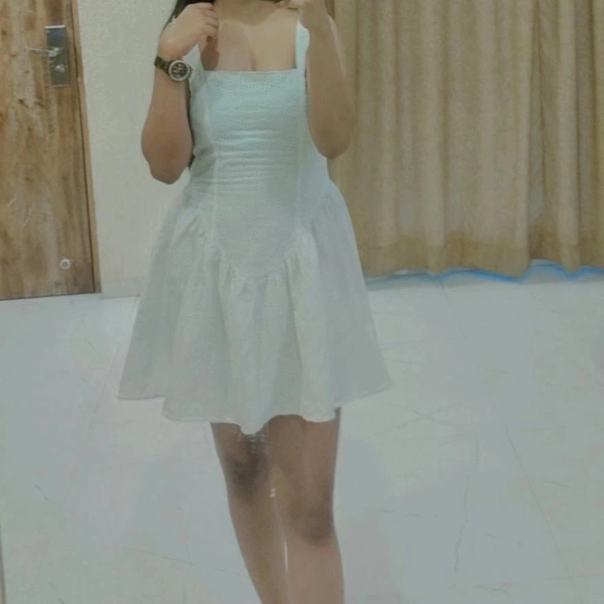 White Mini Dress – Elegant & Chic — 2