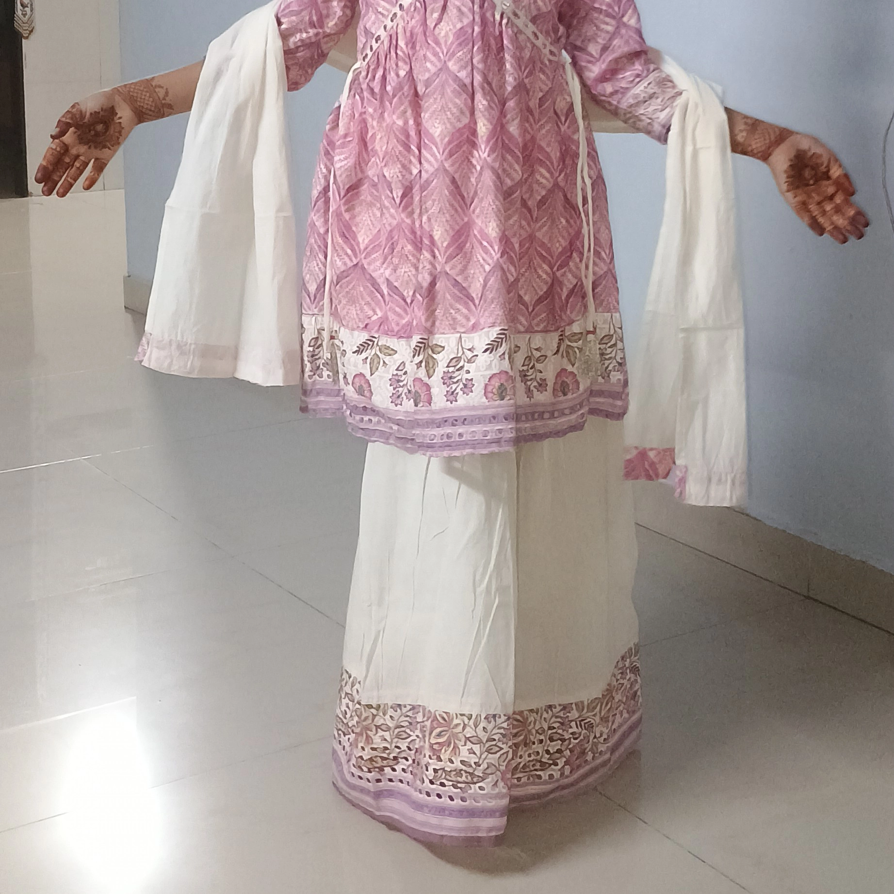 Perfect pink dress for marriage function — 2