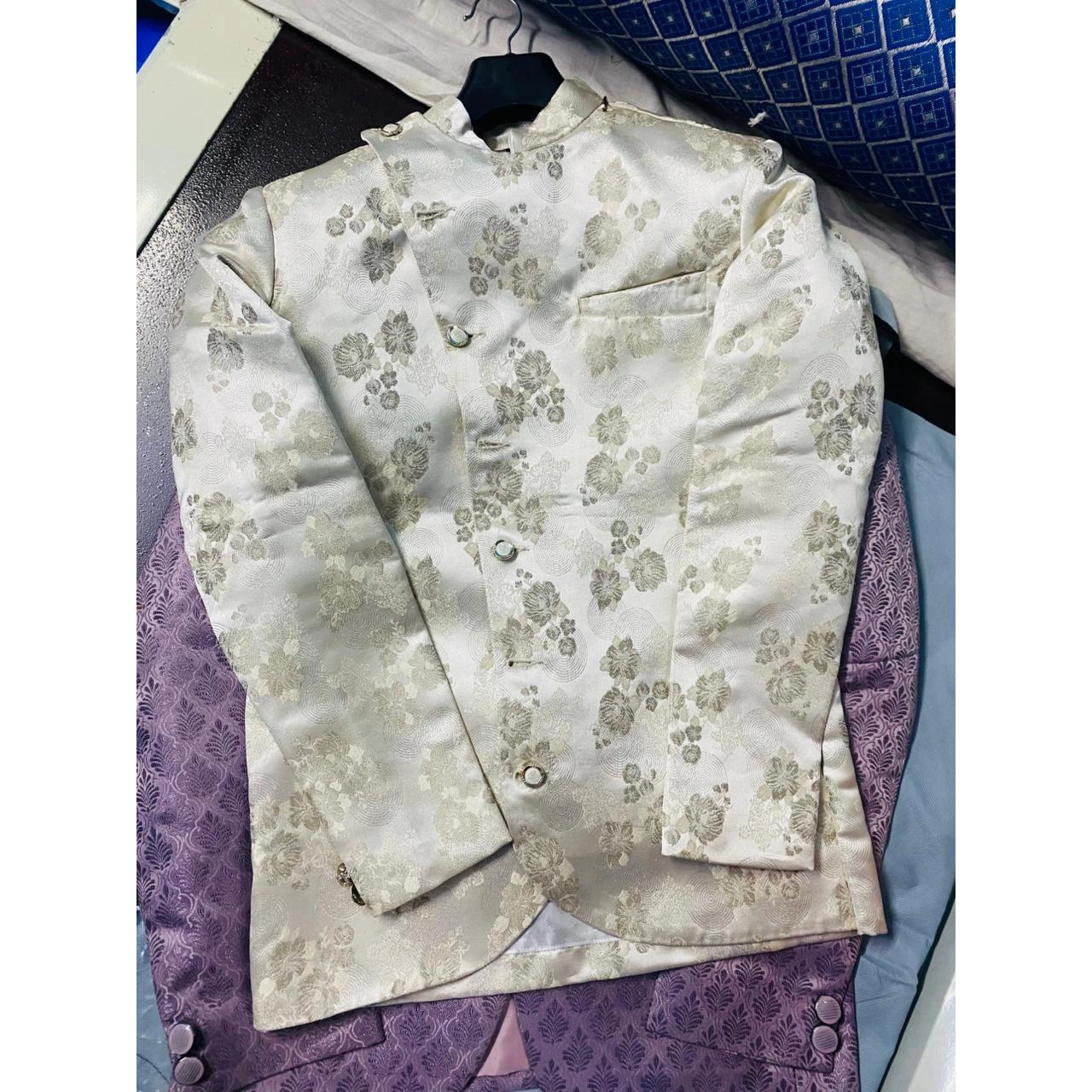 Royal printed Blazer