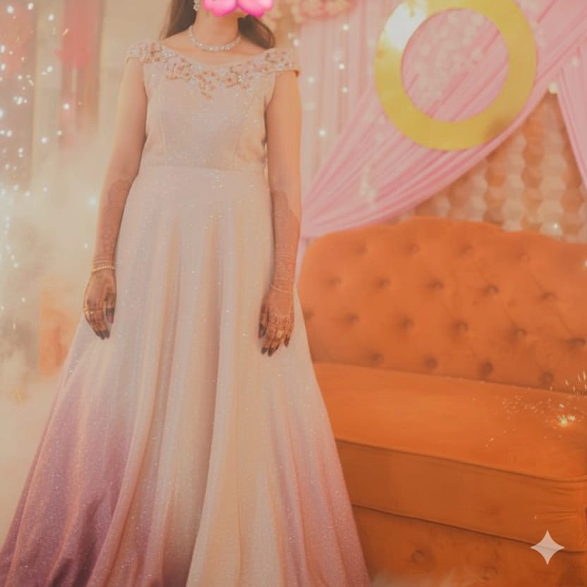 Light pink gown