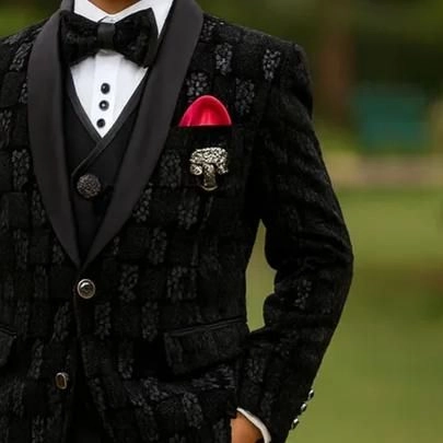 Premium Black Tuxedo Suit for Boys — 2